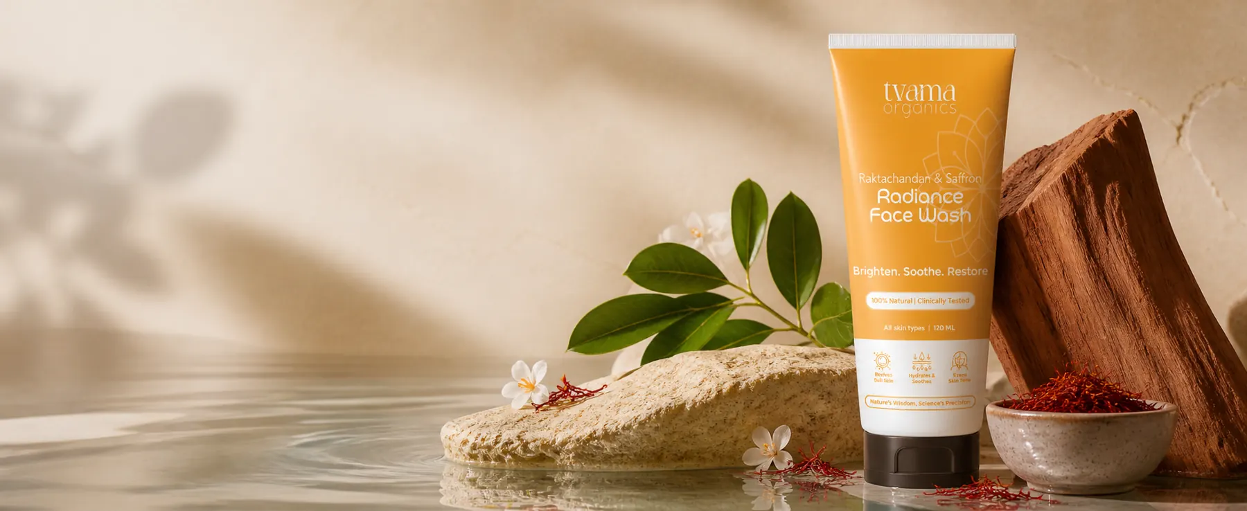 Ayurvedic face wash and bath rituals