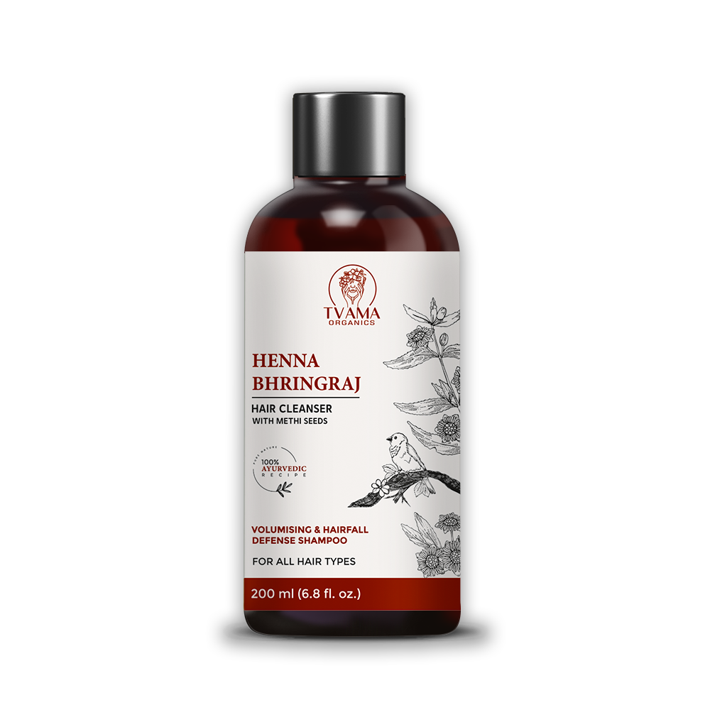 Henna Bhringraj Shampoo | Volumising & Hair Fall Defense | 200ml