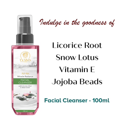 ARAK Face Wash | Licorice Root & Snow Lotus for Brightening & Hydration | 100ml